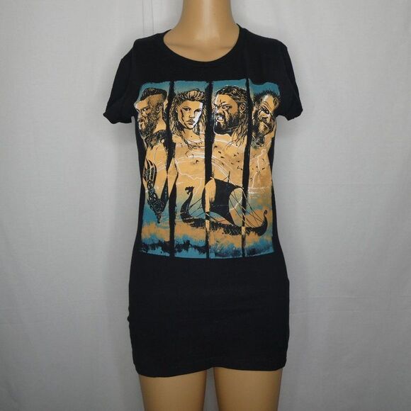 Teefury Vikings T Shirt Lagertha Rollo Ragnar Ship - Picture 2 of 6